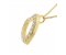 Angled heart shape round brilliant cut diamond set pendant