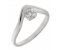 Arro modern round brilliant cut diamond solitaire ring