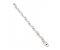Modern filigree style solid sterling silver bracelet