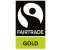Fair trade gold classic cushion shape wedding band