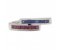 Bowie square blue sapphire crossover eternity ring