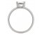 Tera modern radiant cut diamond solitaire engagement ring