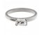 Tera modern radiant cut diamond solitaire engagement ring