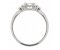 Art deco baguette cut diamond engagement ring