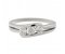 Tatum modern crossover round brilliant cut diamond trilogy ring