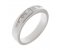 Art deco princess and baguette cut diamond half eternity style ring