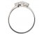 Athena round brilliant cut diamond modern crossover ring