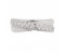 Treasure round brilliant cut diamond crossover half eternity ring