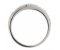 Angel round brilliant cut diamond crossover style eternity ring