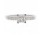Bella classic princess cut diamond engagement ring with round diamond set shoulders