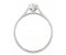Classic pear shape diamond solitaire engagement ring
