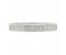 Angled princess cut diamond half eternity ring top view