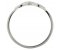 Infinity symbol half set round brilliant cut diamond eternity ring