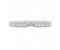 Bow shaped round diamond wedding ring top view