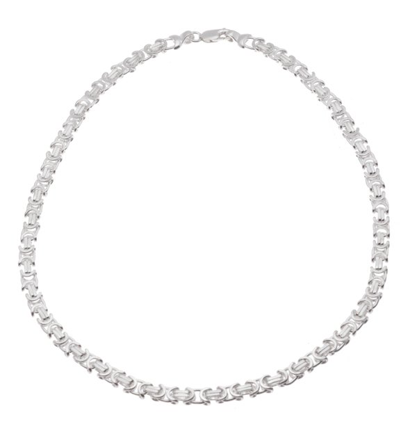 Square Byzantine sterling Silver necklet main image