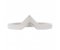 Valencia V shaped stoneless ring top view