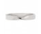 Ribbon twist style shaped dress ring top view