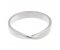 Ribbon twist style shaped dress ring angle view