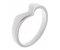 Sweeping V shaped stoneless dress ring main image
