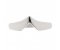 Sweeping V shaped stoneless dress ring top view