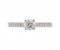 Sienna round brilliant cut diamond engagement ring with diamond set band