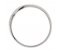 Clinton double row crossover diamond eternity ring side view
