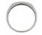 Classic channel set round blue sapphire trilogy ring side