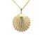 Classic sea shell style designer pendant yellow