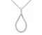 Modern contemporary teardrop shape designer pendant