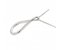 Modern contemporary teardrop shape designer pendant side