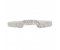 Vintage style shaped round diamond wedding ring top view