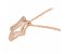 Modern star shaped pendant side view