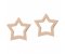 Modern star shaped earrings main image