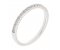 Classic slim grain set round brilliant cut diamond eternity ring main image
