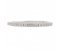 Classic slim grain set round brilliant cut diamond eternity ring top view
