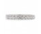 Classic style claw set round brilliant cut diamond eternity ring top view