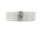 Gents car tyre designer wedding ring top view