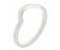 Sweep right curved shaped wedding band main image