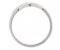 Classic deep curved shaped wedding band side view
