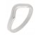 Classic deep curved shaped wedding band main image