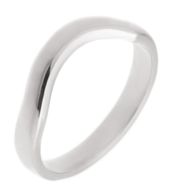 Slight shaped wedding band main image