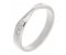 Ribbon twist style shaped dress ring with round diamonds main image