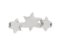 Modern star shaped trilogy ring top view