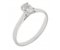 Kiss style oval cut diamond solitaire engagement ring main image