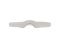 Gentle curved shaped wedding band top view