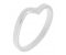 Violet shaped wedding band curved left main image