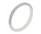 Geo round brilliant cut diamond eternity wedding band ring main image