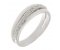 Gala modern round brilliant cut diamond designer crossover eternity ring main image