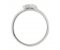 Modern star shape contemporary designer ring side view