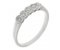 Rubover five stone round brilliant cut diamond eternity ring main image